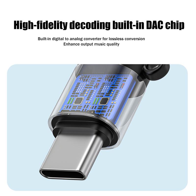 Type C to 3.5mm Jack DAC Decod - đánh giá và giá Audio Music Online Free