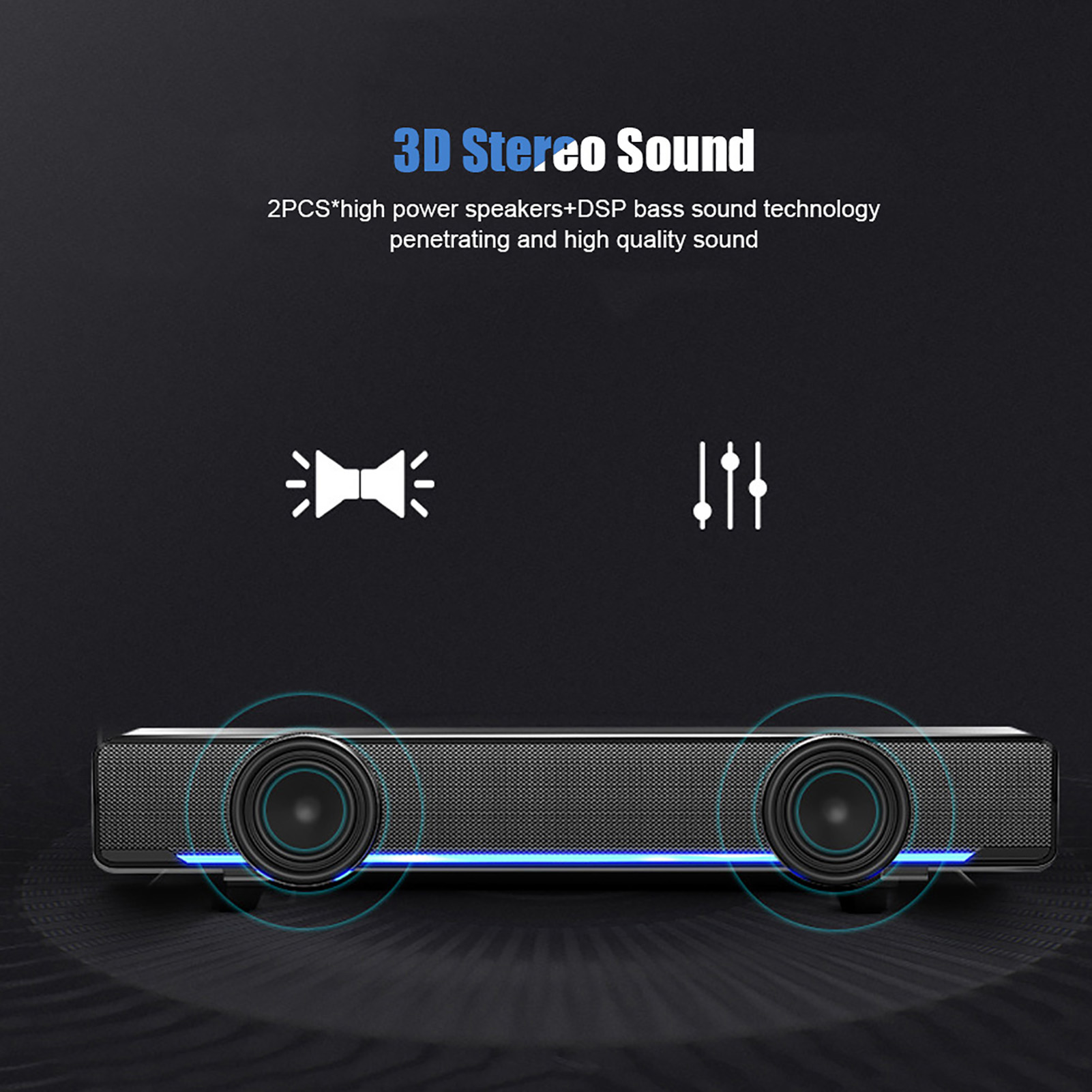 Portable Soundbar USB Wired St - đánh giá và giá Audio Music Player Pc