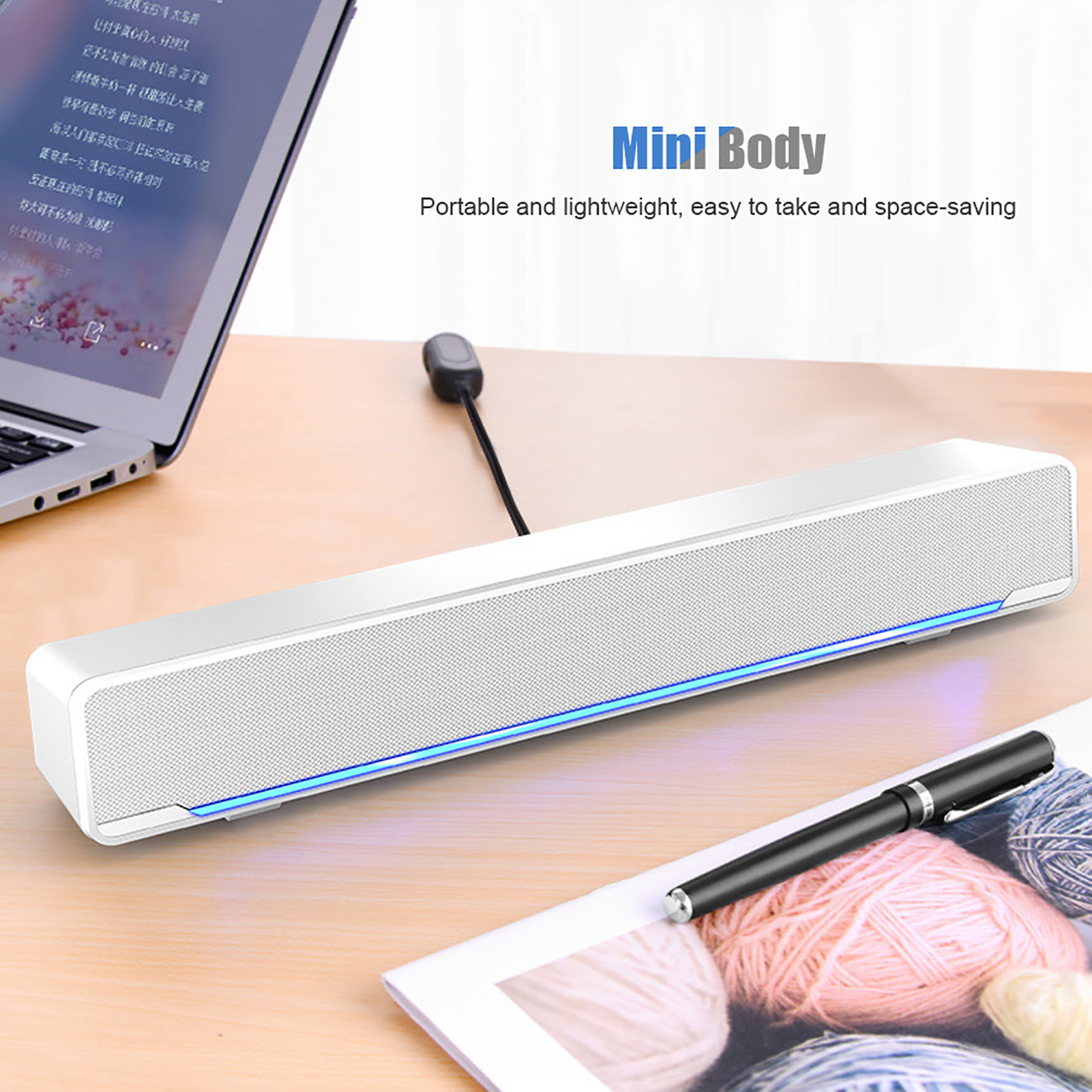 Portable Soundbar USB Wired St - đánh giá và giá Audio Music Player Pc