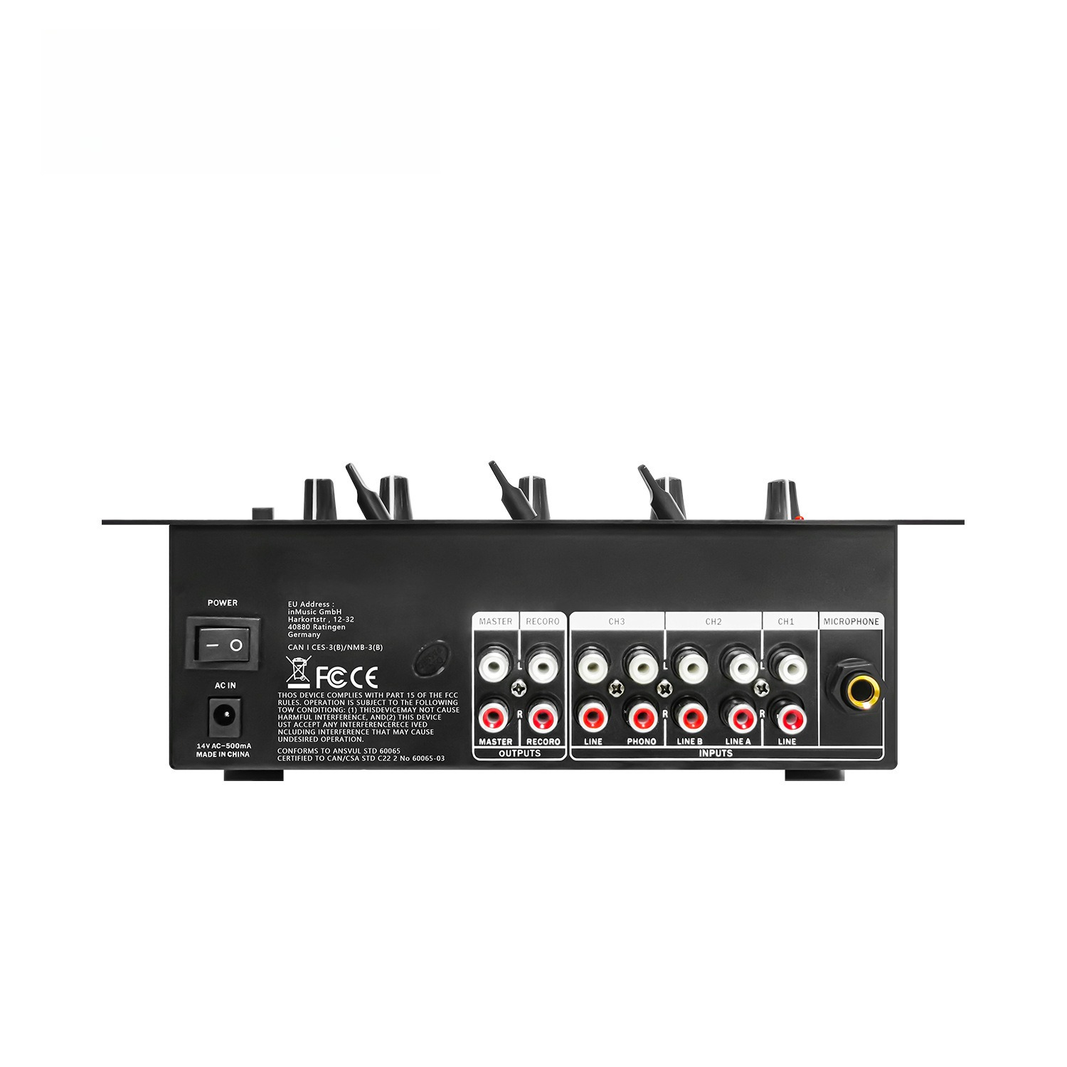 4-Channel DJ Mixer, Profession - đánh giá và giá Audio Mixer 4 Channel