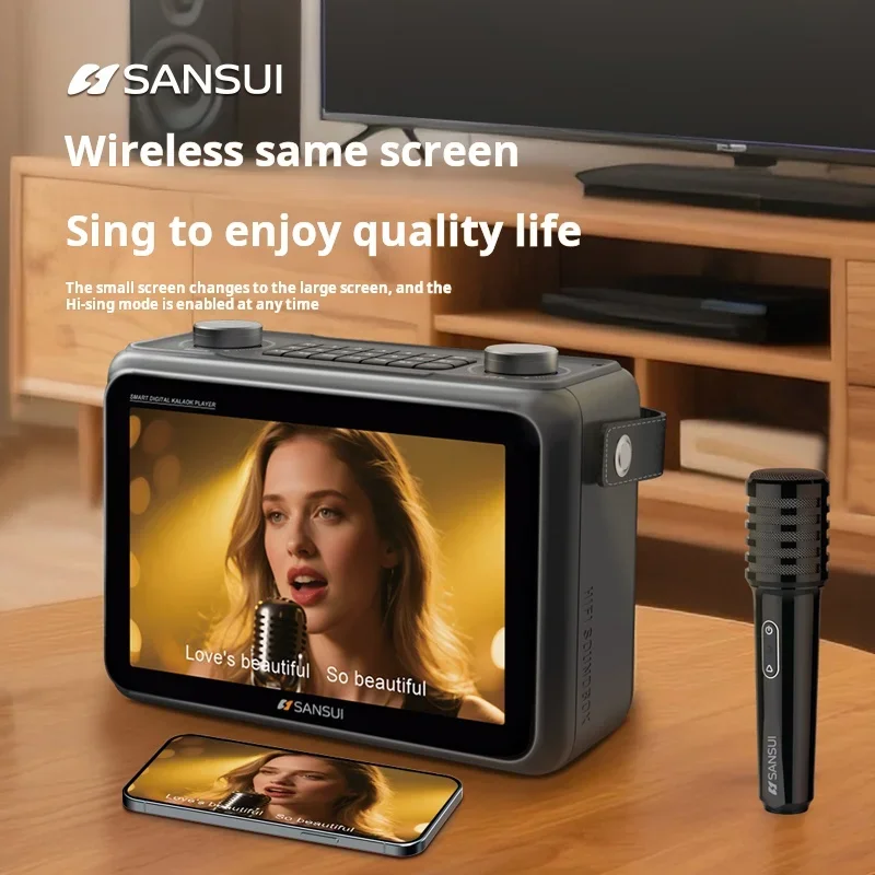 SANSUI K115 Video Karaoke Blue - đánh giá và giá Audio Music To Lyrics