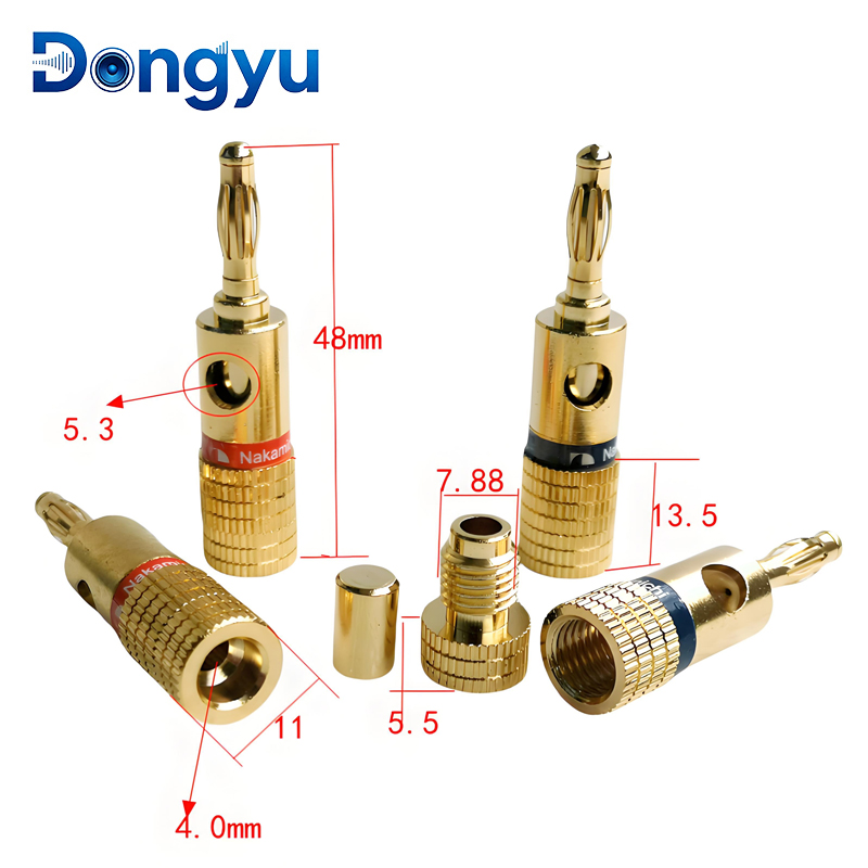 4MM Nakamichi Banana Connector - đánh giá và giá Audio Music To Video