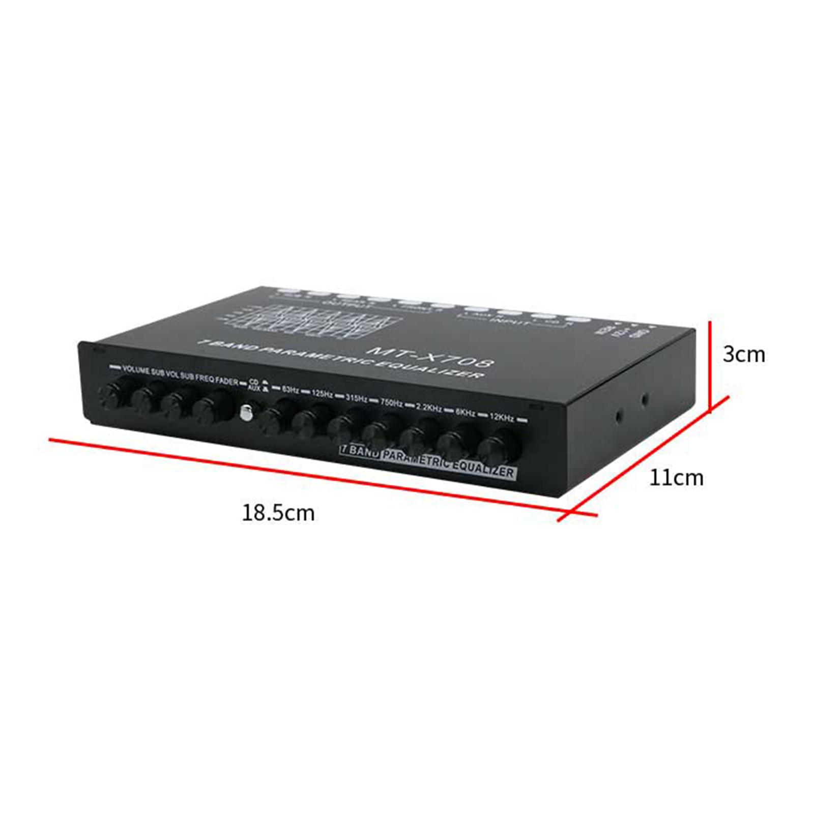 7 Band EQ Equalizer DC 12V Sub - đánh giá và giá Audio Music Equalizer