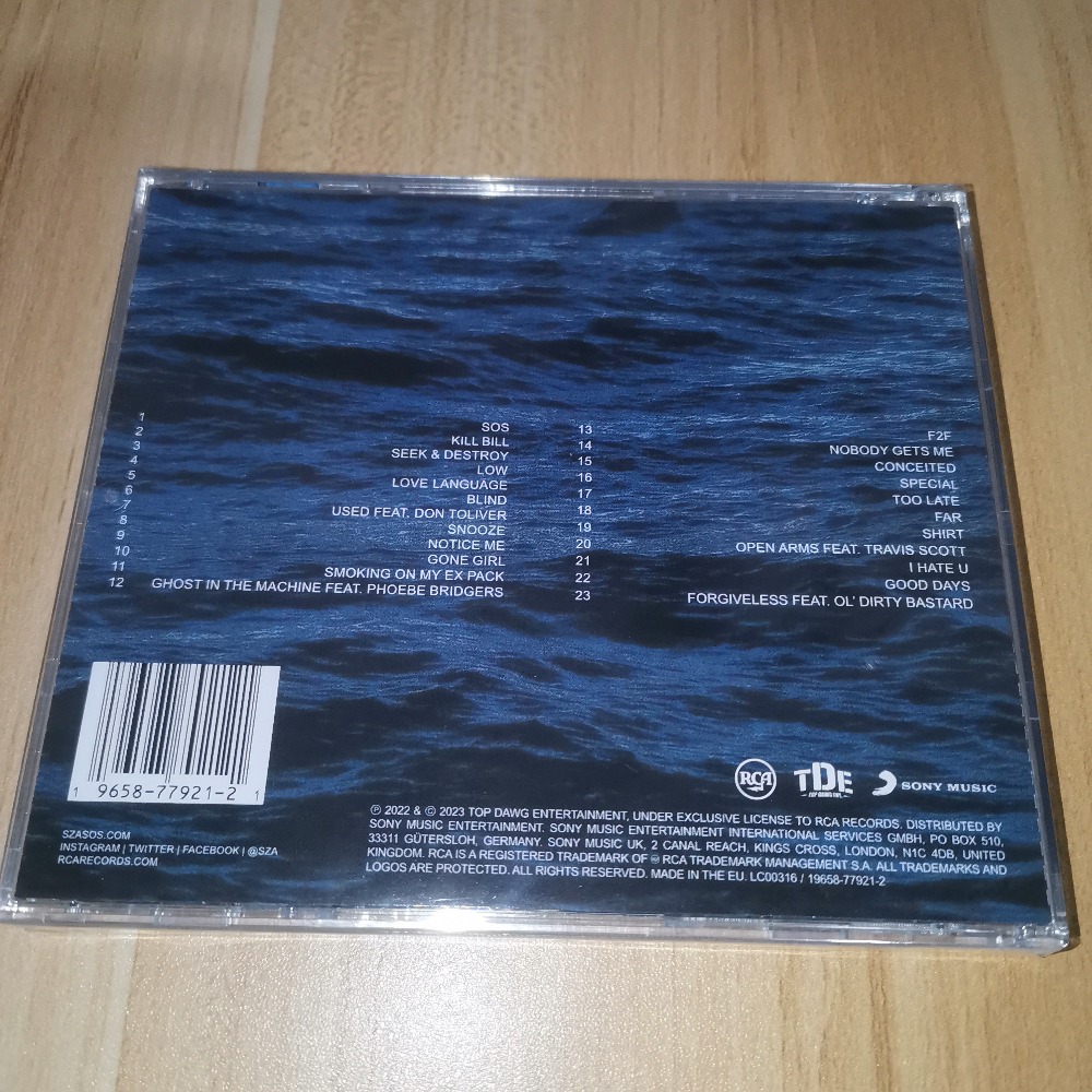 SZA SOS CD R&B Pop Soul Music  - đánh giá và giá Music Song Audio