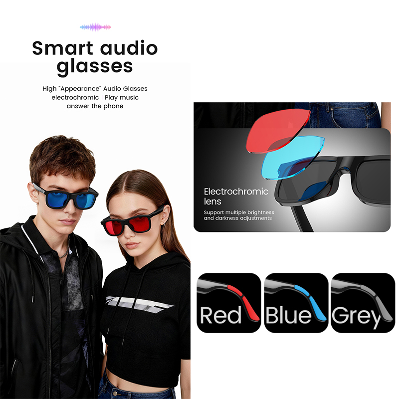 Smart Audio Glasses Color Chan - đánh giá và giá Audio Music Arabic