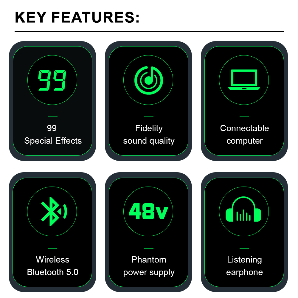 LEUS MX6 Channel 99 DSP Effect - đánh giá và giá Audio Mixer 4 Channel