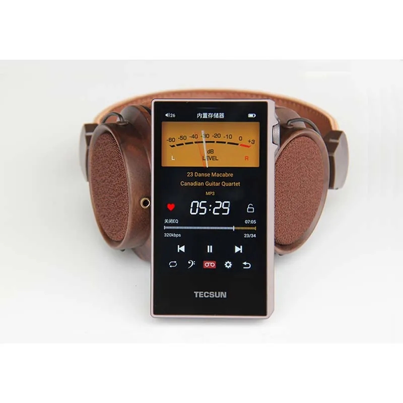 Tecsun PD-60 4 inch IPS touch  - đánh giá và giá Audio Music Equalizer