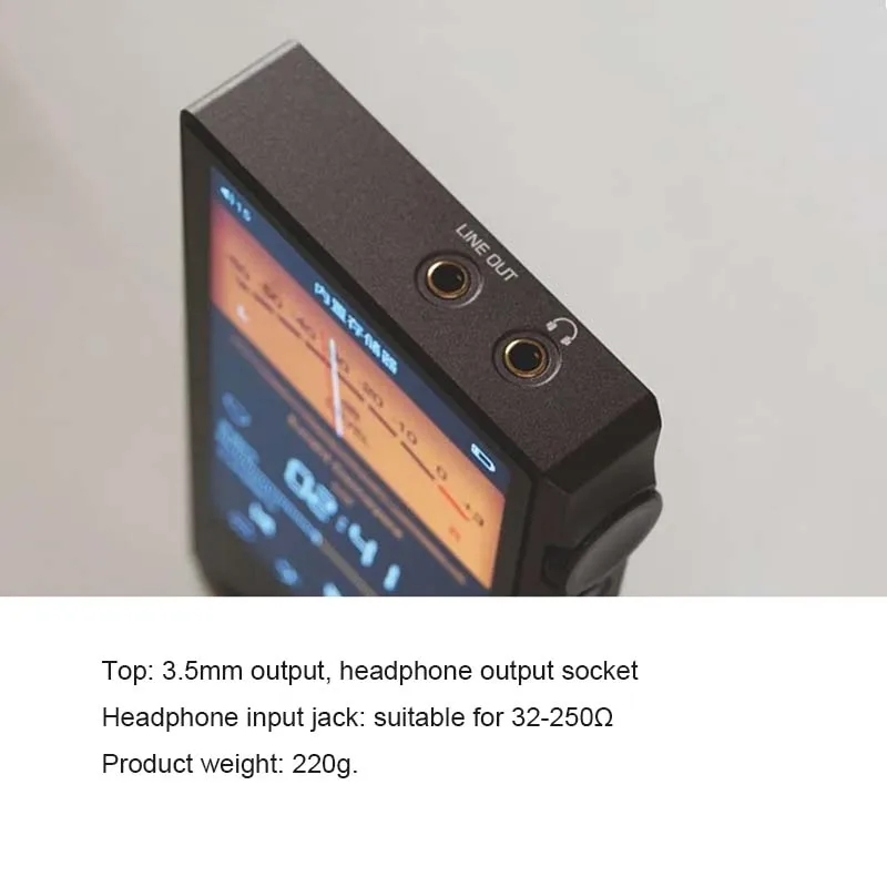 Tecsun PD-60 4 inch IPS touch  - đánh giá và giá Audio Music Equalizer