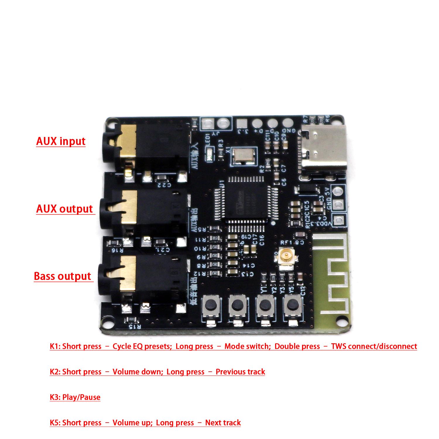 Bluetooth DSP Tuning Module BP - đánh giá và giá Audio Music Equalizer