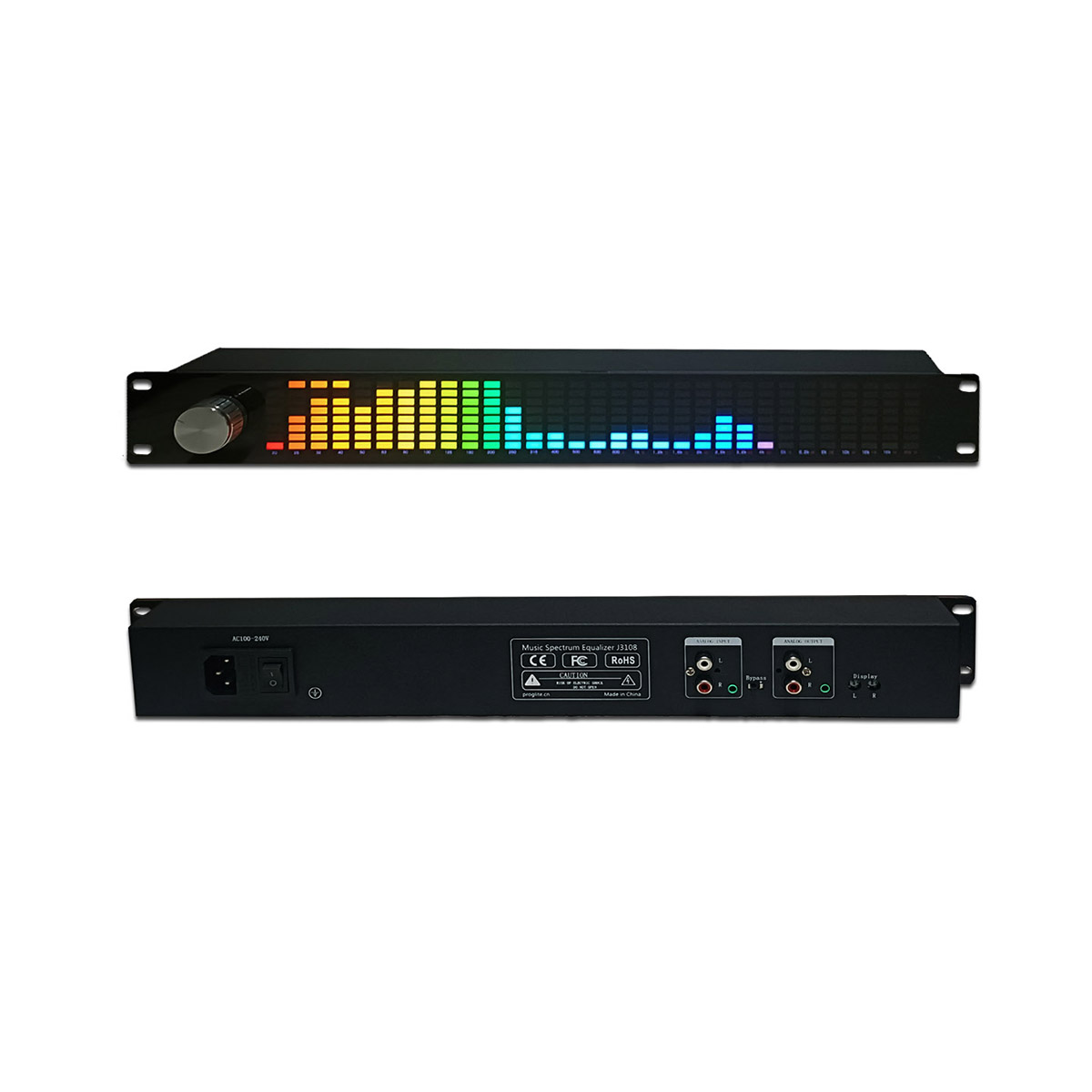 1.5U Music Spectrum Digital Eq - đánh giá và giá Audio Music Equalizer