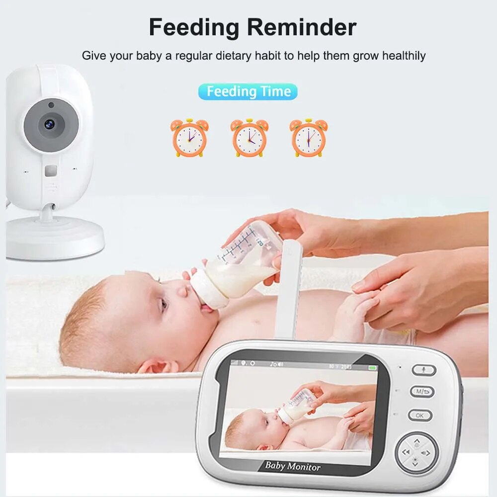 3.5'' Video Baby Monitor 2.4G  - đánh giá và giá Audio Music To Video