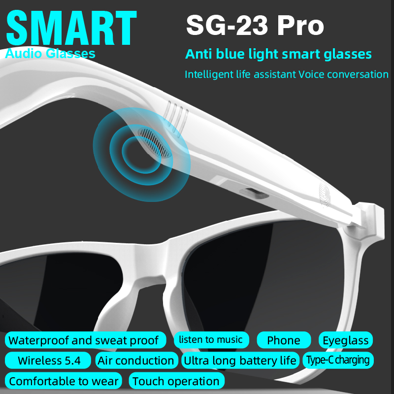 Stylish Smart Glasses Wireless - đánh giá và giá Audio Music Arabic