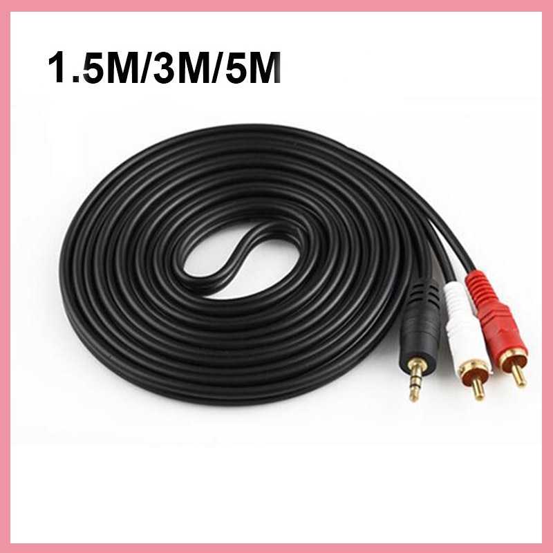 3.5mm Stereo Male Plug to 2 RC - đánh giá và giá Audio Music Player Pc
