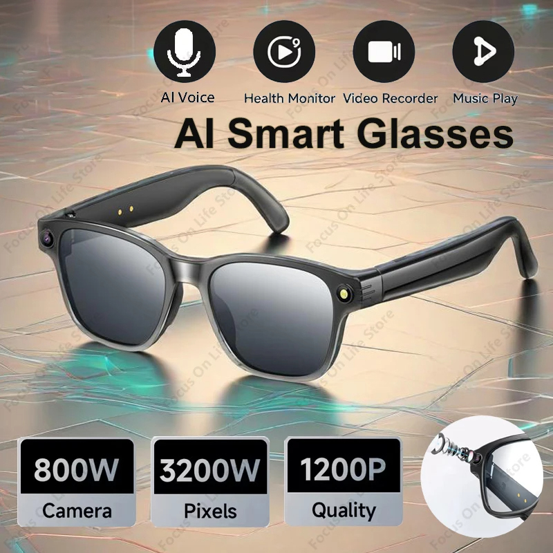 AI Smart Glasses 8 Million Cam - đánh giá và giá Audio Music To Video