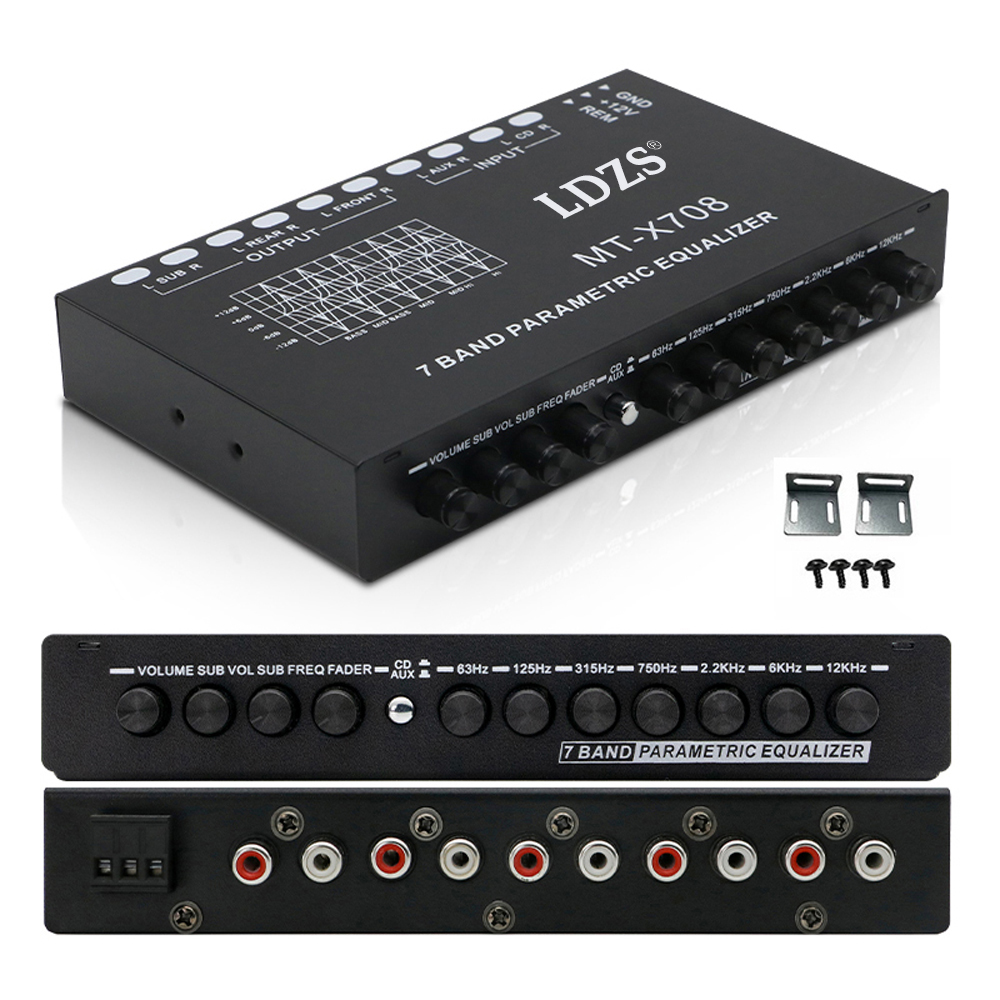 Professional 7 Band Car Equali - đánh giá và giá Audio Music Equalizer
